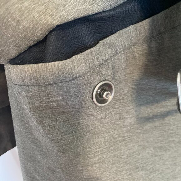 COLUMBIA Sleek Street Insulated Belted Trench Heather Grey Long Jacket Size XL - Picture 6 of 10